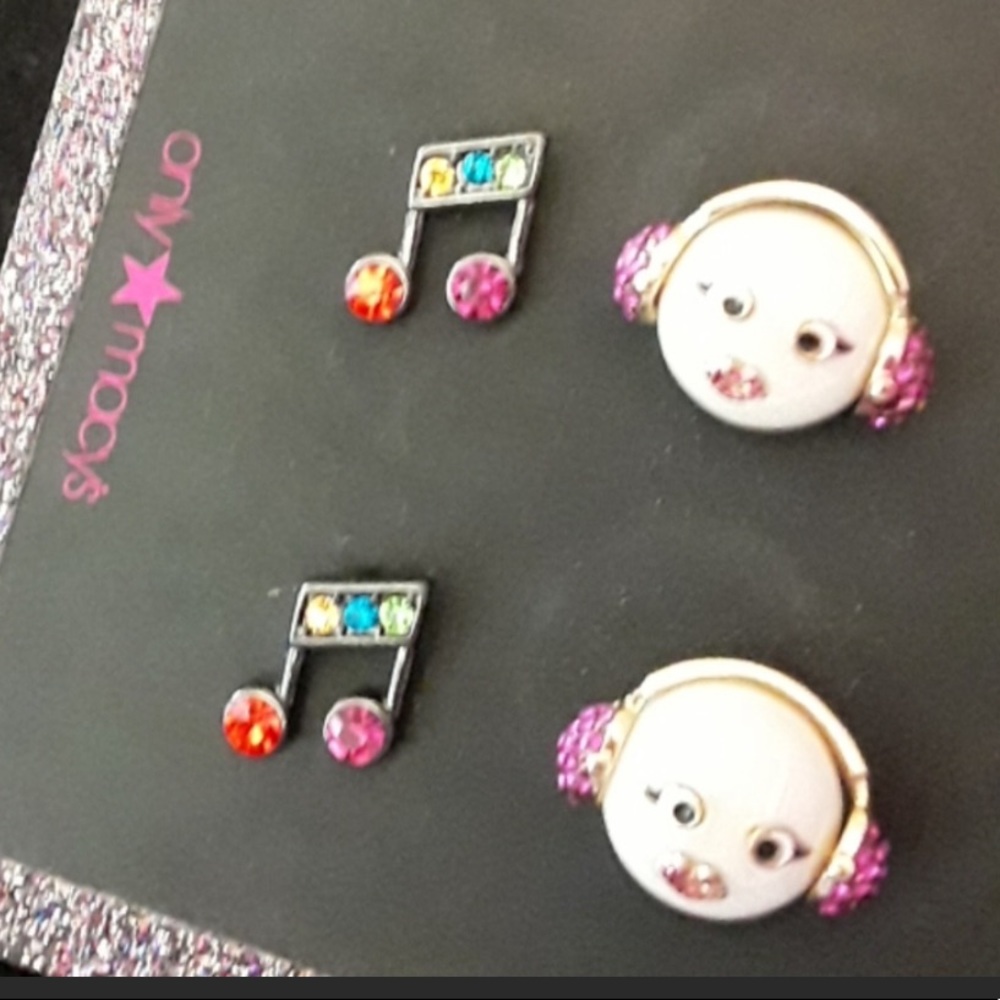 Betsey Johnson XOX TROLLS EARRINGS